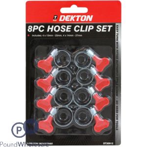 Dekton 8pc Hose Clamp