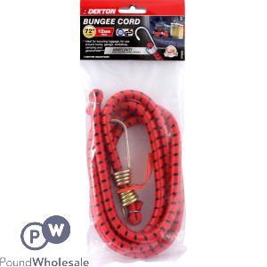 Dekton 72" X 12mm Heavy Duty Zinc Plated Steel Hook Bungee Cord