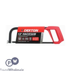 Dekton 12&quot; Hacksaw (24 TPI HCS Blade)