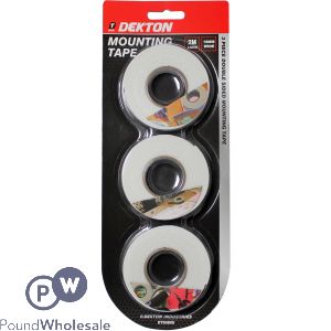 Dekton 3 Piece 2m Double-Sided Mounting Tape