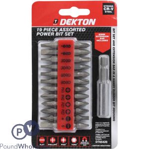 Dekton 19 Piece Assorted Power Bit Set