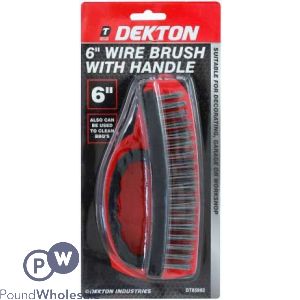 Dekton 6" Wire Brush With Handle