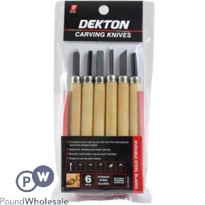 Dekton Carving Knife Set 6 Piece