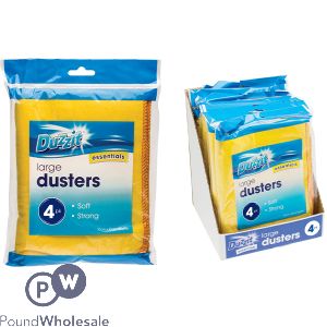 Duzzit Large Dusters 4 Pack CDU