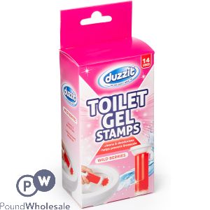 Duzzit Wild Berries Toilet Gel Stamps 14 Uses