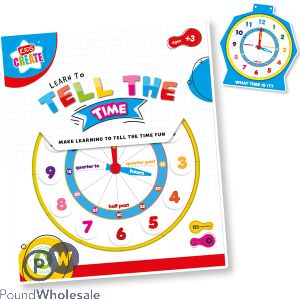 Kids Create Tell The Time Play Set