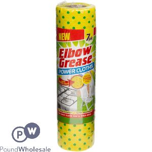 ELBOW GREASE POWER CLOTHS 7PK