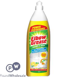 Elbow Grease Squirt & Mop Lemon Fresh All Purpose Floor Cleaner 1l