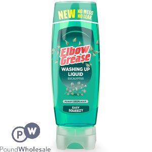 Elbow Grease Stand Up Easy Squeezy Eucalyptus Washing Up Liquid 450ml