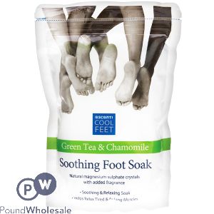 Escenti Green Tea &amp; Chamomile Soothing Foot Soak 450G