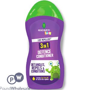 Escenti Kids 3-In-1 Lice Defence Hair Conditioner 300ml