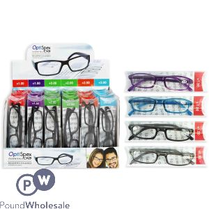 Reading Glasses Assorted Strengths CDU