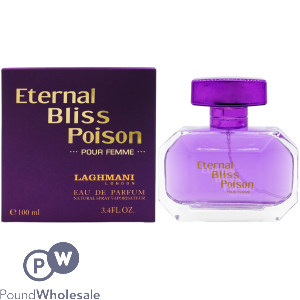 Eternal Bliss Poison Pour Femme Eau De Parfum By Laghmani London 100ml (hypnotic Poison By Dior Inspiration)
