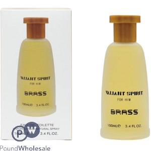 Valiant Spirit Brass For Him Eau De Toilette 100ml (1 Million By Paco Rabanne Inspiration)