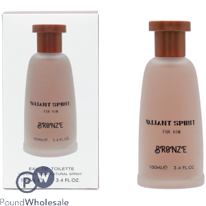 Valiant Spirit Bronze For Him Eau De Toilette 100ml (stronger With You By Emporio Armani Inspiration)