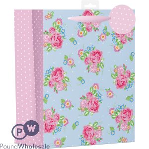 Female Vintage Floral Design Bag Large