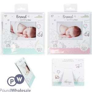 Hugs & Kisses Baby Announcement Card Pack 2