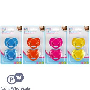 First Steps 2 Orthodontic Soothers Assorted Colours