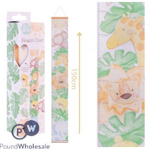 Hugs & Kisses Baby Height Chart 20cm X 150cm