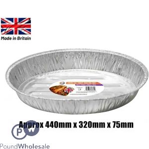 Did Jumbo Foil Turkey Roasting Tray 44cm X 32cm X 7.5cm