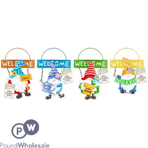 Rowan Metal Gonk Welcome Sign Assorted