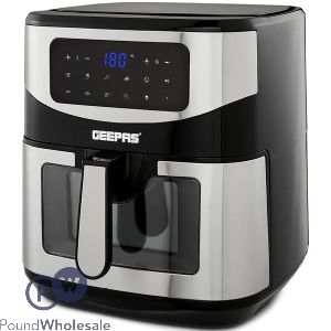 Geepas 1800W 9-in-1 Large Vortex Digital Air Fryer 9.2L