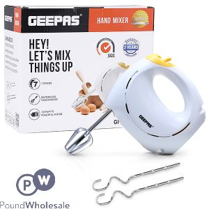 Geepas 150W Quick Speed Hand Mixer