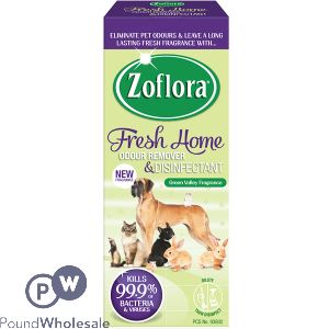 Zoflora Fresh Home Green Valley Odour Remover & Disinfectant 500ml
