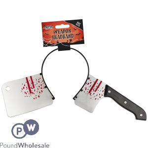 Halloween Cleaver Weapon Headband