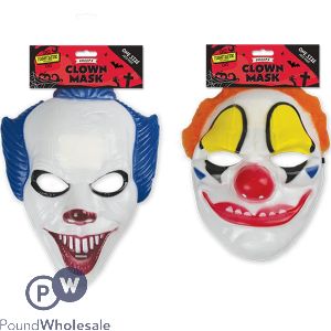 Halloween Clown Mask Assorted