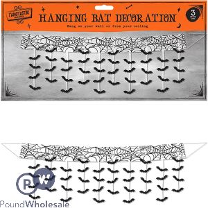 Halloween Hanging Bat Decoration 3m