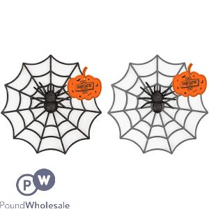 Halloween Spider Web Decoration 29cm Assorted Colours