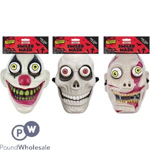 Halloween Creepy Smiler Mask Assorted