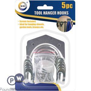 DID Tool Hanger Hooks 5pc