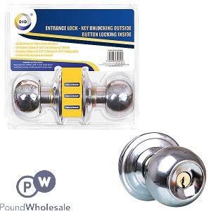 DID Brass & Steel Entrance Lock