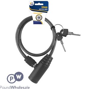 DID 55cm Bicycle Lock Assorted With 2 Keys