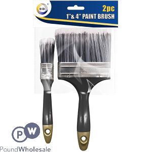 DID 1" & 4" Paint Brush Set 2pc