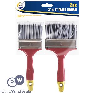 DID 3" & 4" Paint Brush Set 2pc