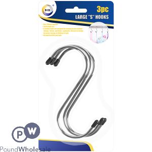 DID Large "S" Hooks 3pc