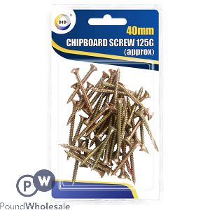 DID 40mm Chipboard Screw 125g