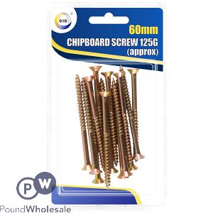 DID 60mm Chipboard Screw 125g