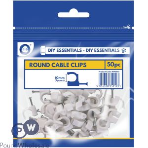 Did 10mm Round Cable Clips 50 Pack