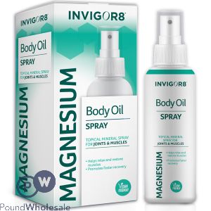 Invigor8 Magnesium Original Body Oil Topical Mineral Spray 100ml