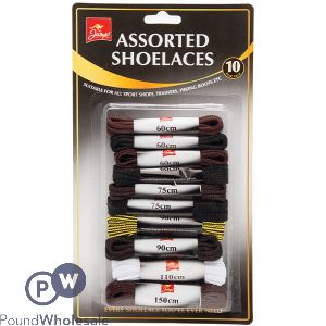 Jump Assorted Shoelaces 10 Pack