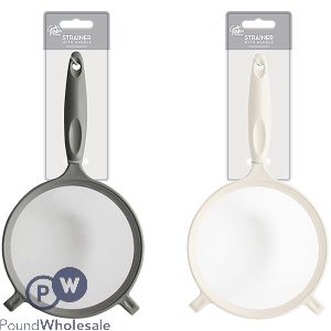 Cooke & Miller Sieve Strainer With Handle Assorted Colours