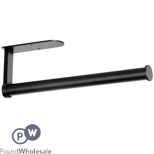 Sitara Black Under Cabinet Kitchen Roll Holder 33.5cm