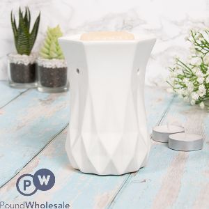 Leonardo Desire Aroma Geometric White Wax Oil Burner
