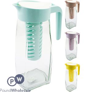 Bager Aqua Jug With Infuser 1500ml Assorted