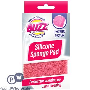 Buzz Pink Silicone Sponge Pad