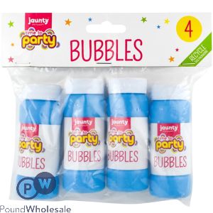 Jaunty Time To Party Bubbles 4 Pack